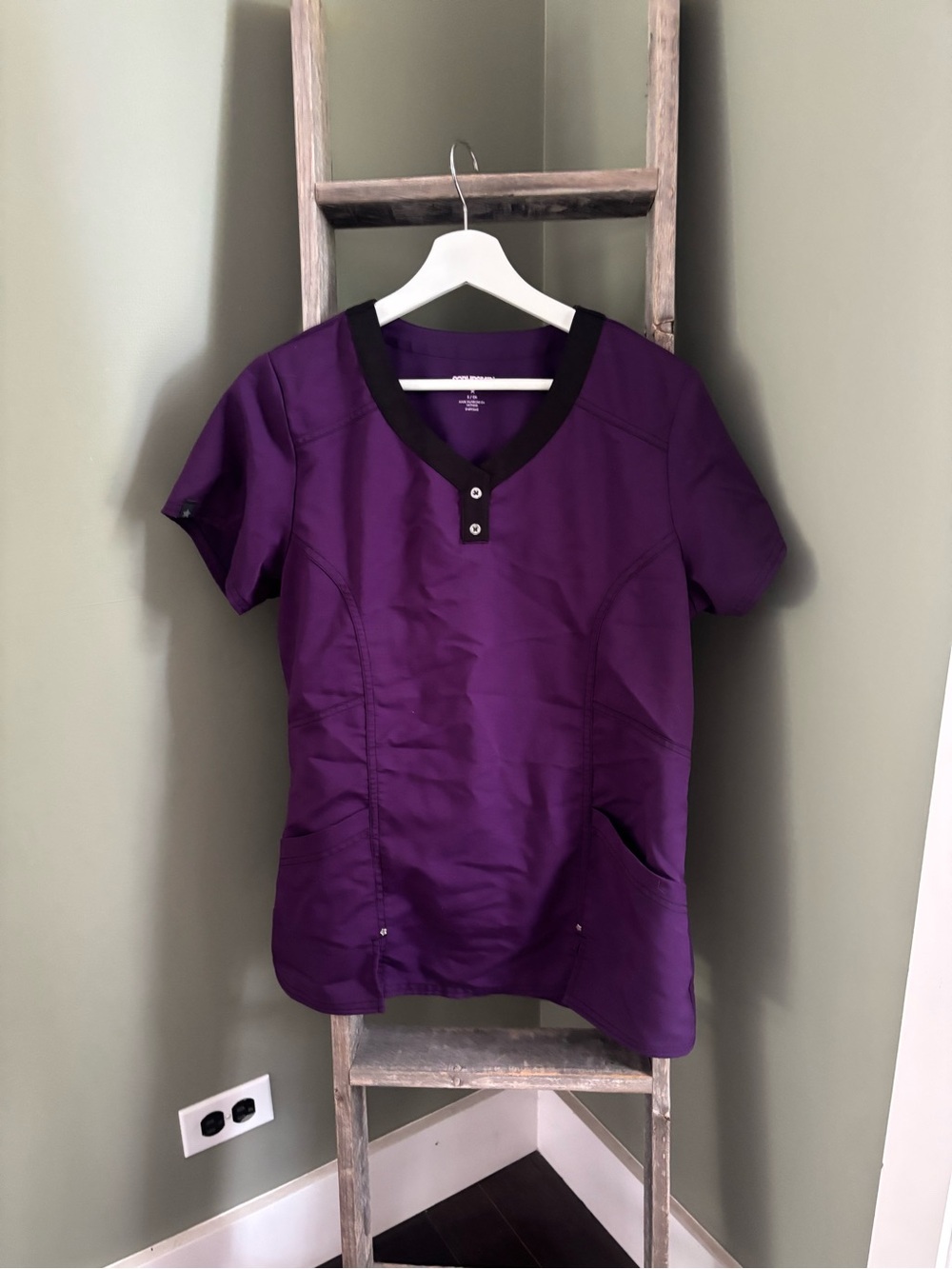 Scrubstar Purple Scrub Top